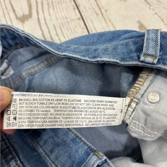 Forever 21 Premium Wide Leg Palazzo Jeans Straight Leg - Picture 4 of 11